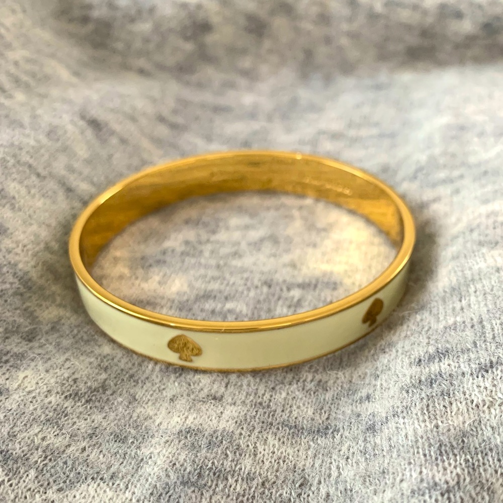 Kate Spade Golden and Ivory Bangle